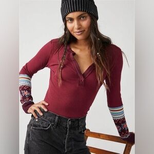 NWT Free People Mikah Layering Thermal Cuff